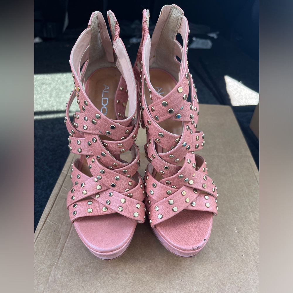 Pink Aldo High Heels Size 6.5W
